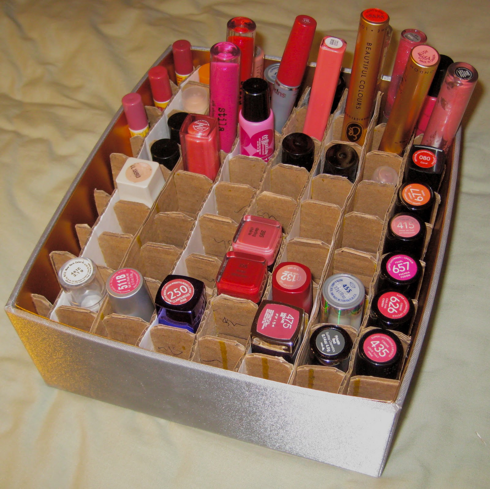 Diy Lipstick Organizer Diy Lipstick Organizer