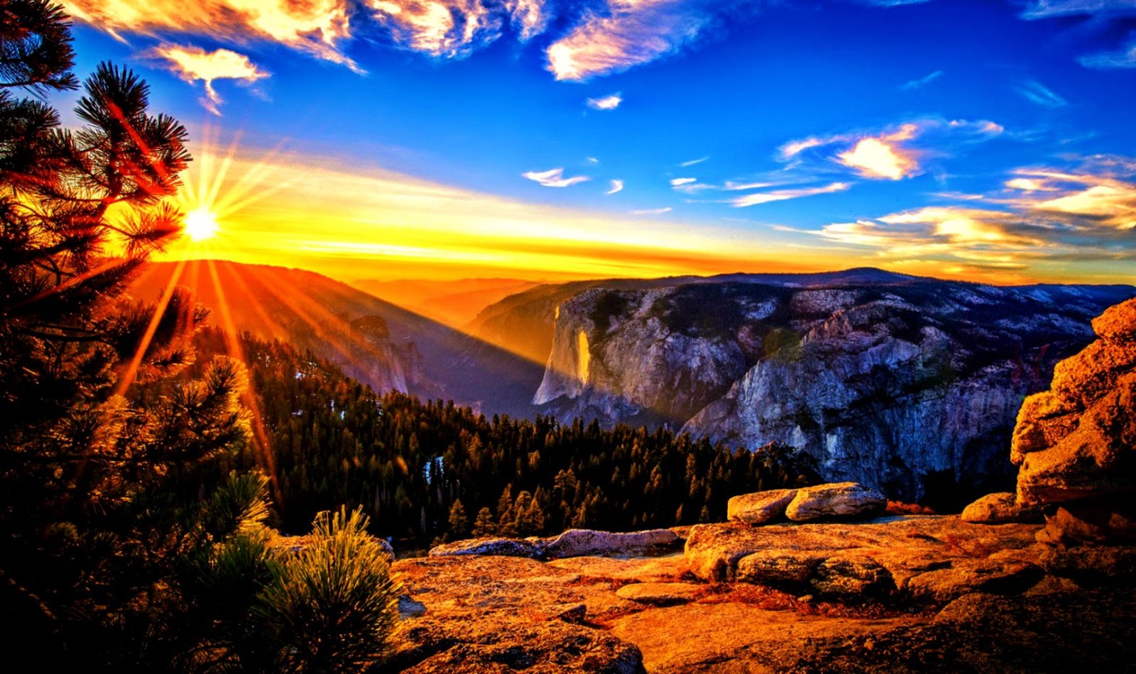 Sunset Mountain Landscapes Sunset Mountain Landscapes