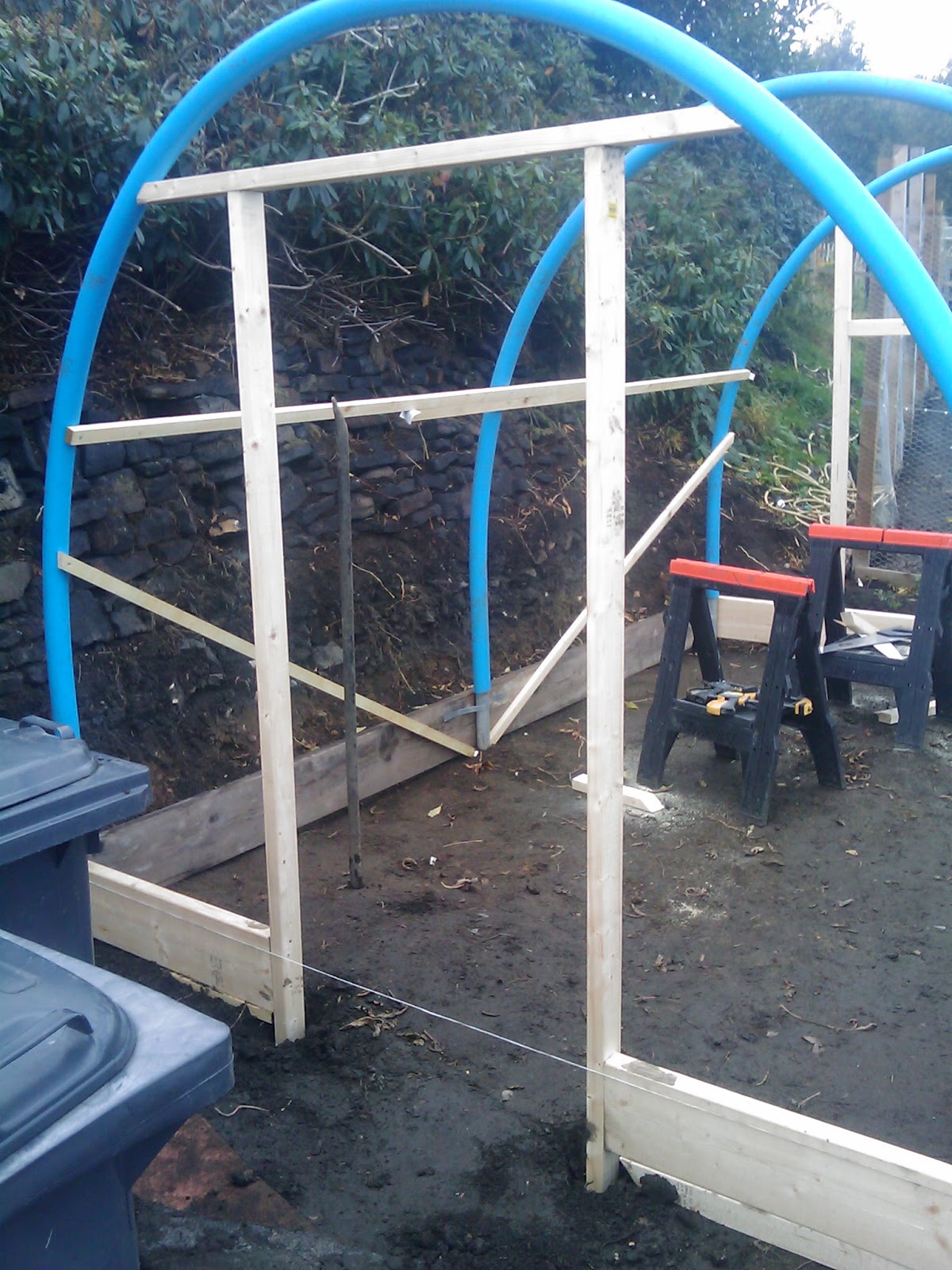 PAULS ALLOTMENT DIARY Build Your Own Poly Tunnel