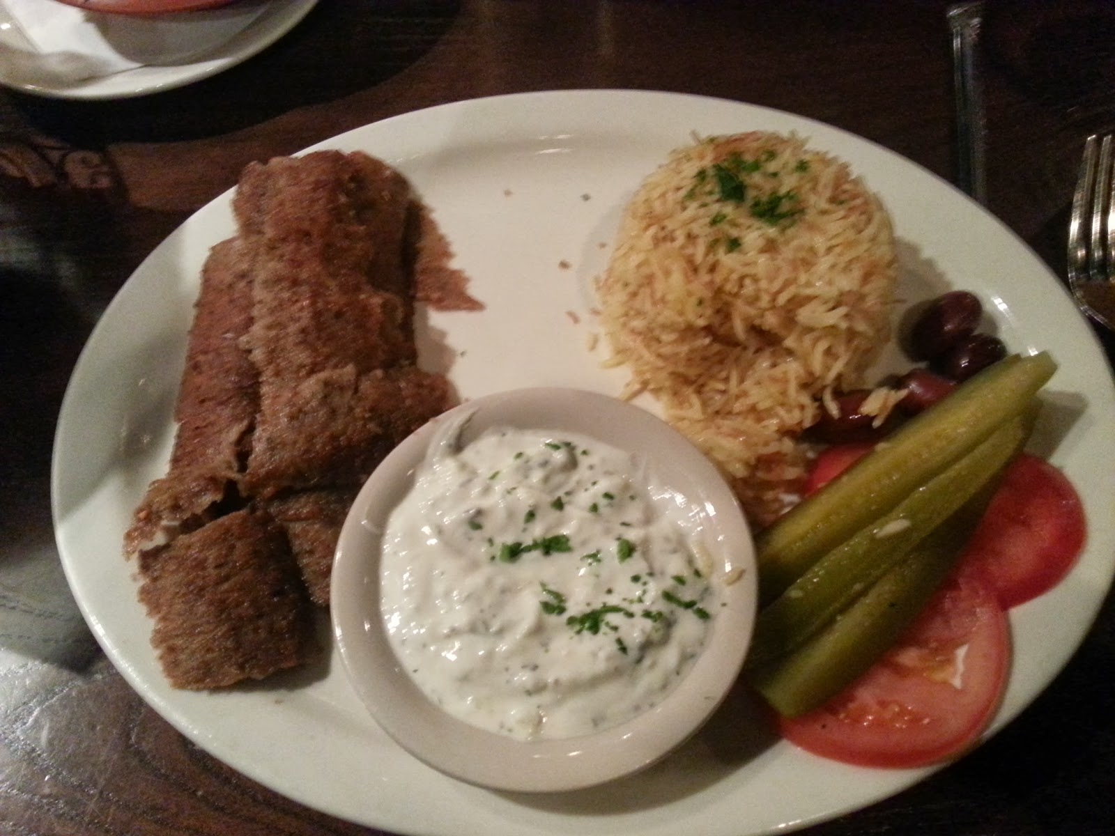 Terra Mediterranean Grill Gyro Entree Terra Mediterranean Grill Gyro Entree