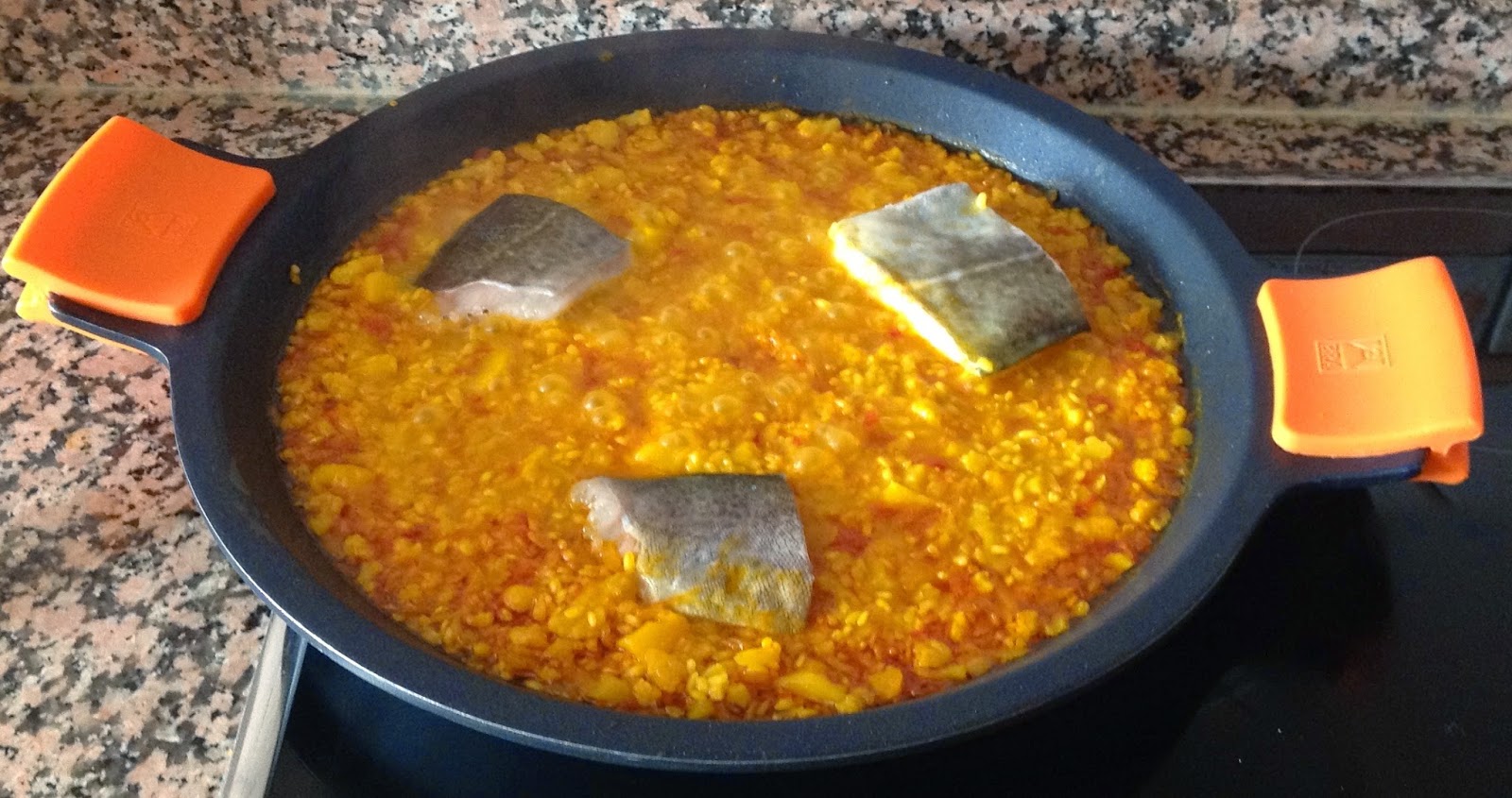 Aprende Recetas Caseras Paella de Coliflor con Bacalao