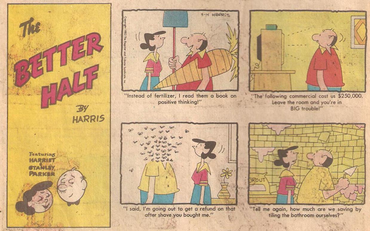 Sunday Comics Debt The Better Half