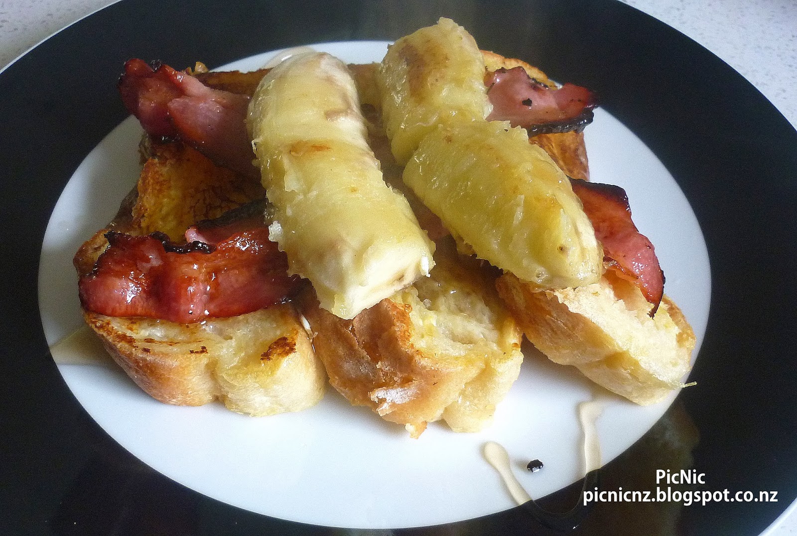 PicNic Bacon and Banana French Toast