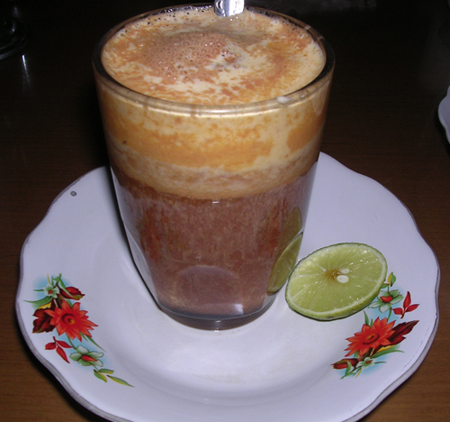 Resep Kuliner Nusantara cara membuat teh talua (teh telur)