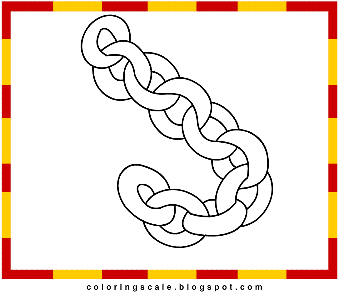 Coloring Pages Printable for kids Chain Coloring pages Coloring Pages Printable for kids Chain Coloring pages