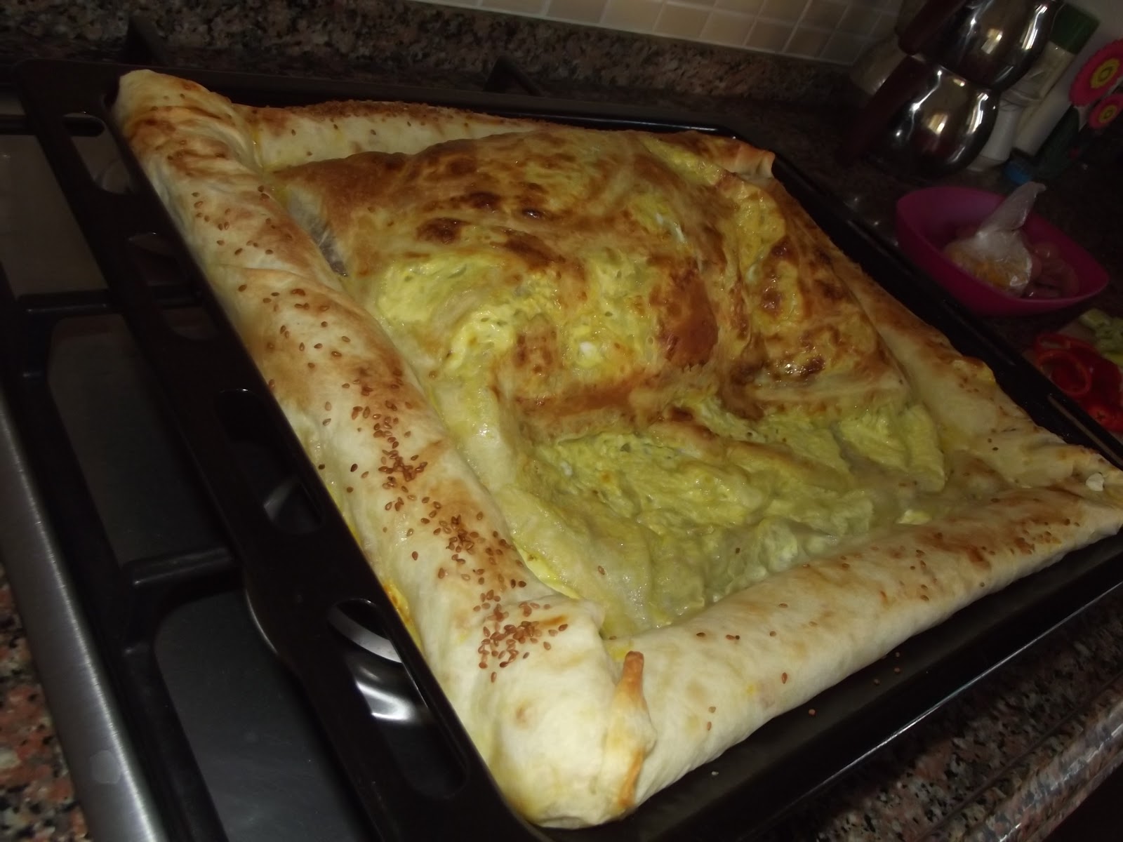 ÖZLEMDEN Yufkadan pizza!