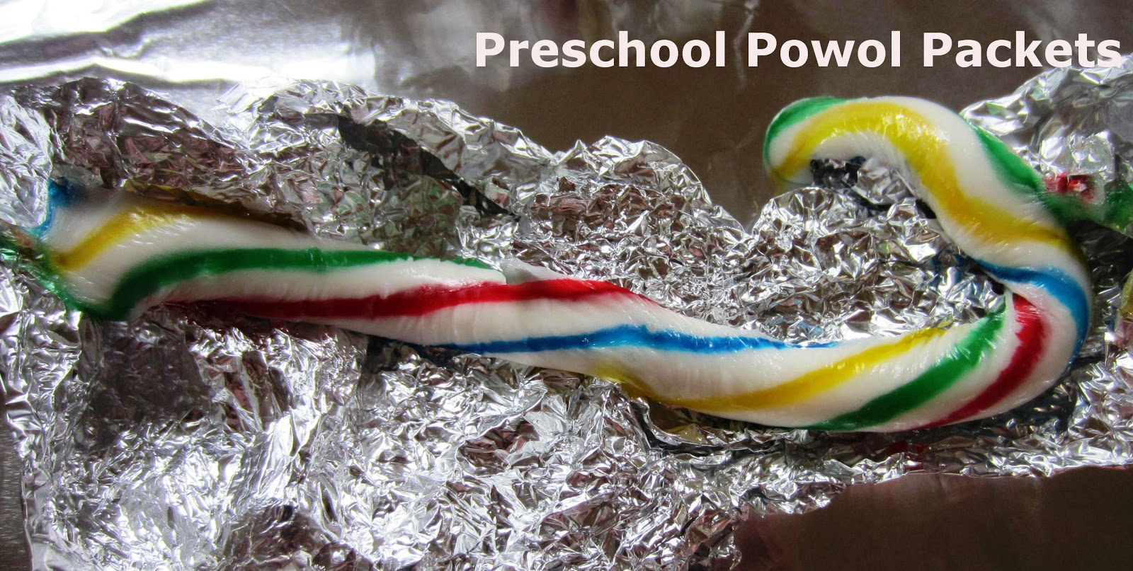 Science Experiment Bend Your Candy Cane!! Preschool Powol Packets