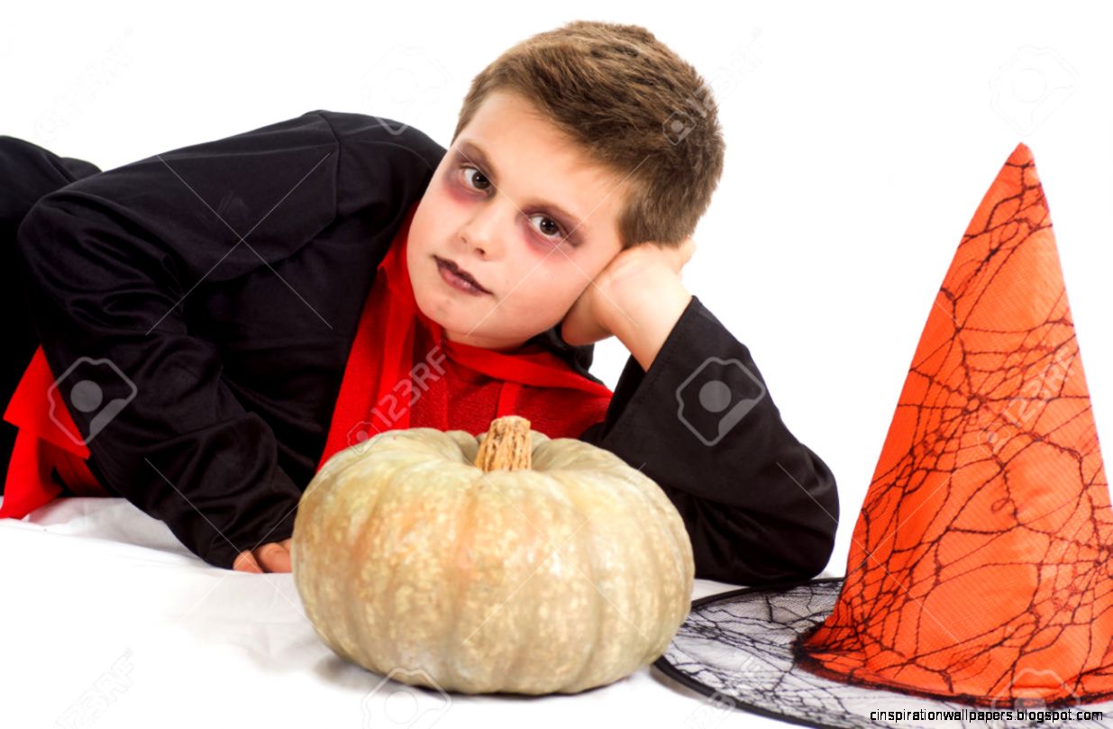 Studio Photography Of A Child Dressed To Enjoy Halloween Stock Studio Photography Of A Child Dressed To Enjoy Halloween Stock