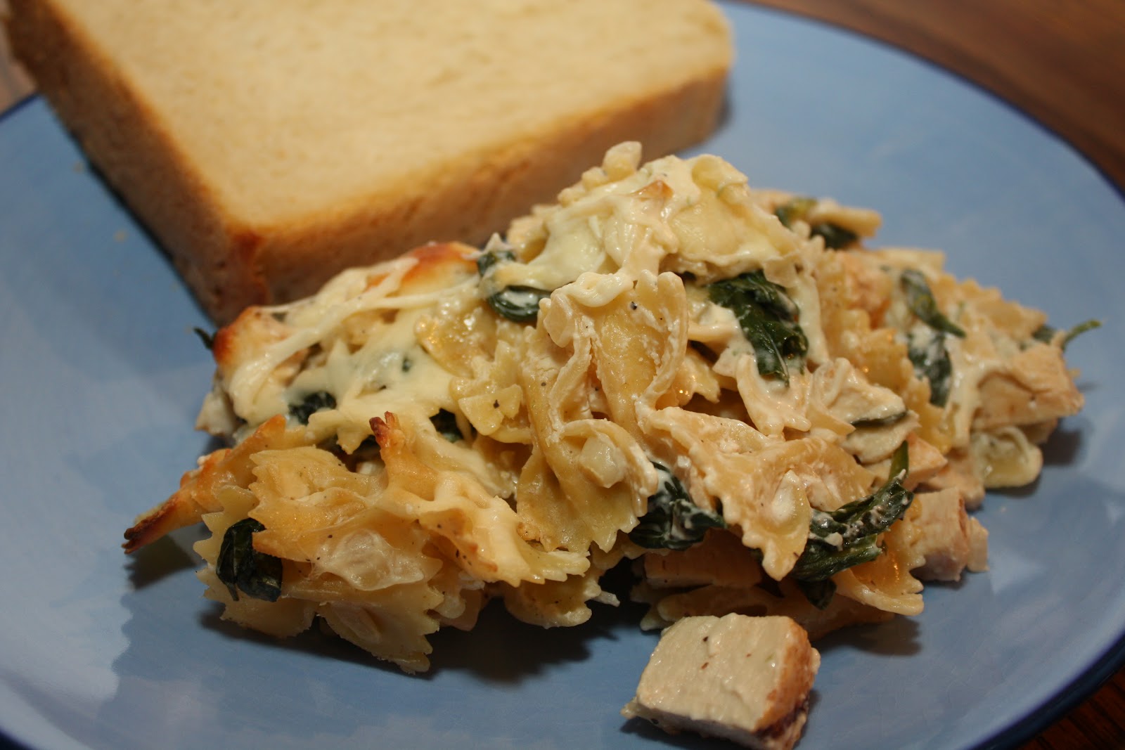 more than 9 to 5...my life as "Mom" Chicken Florentine Bowtie Pasta