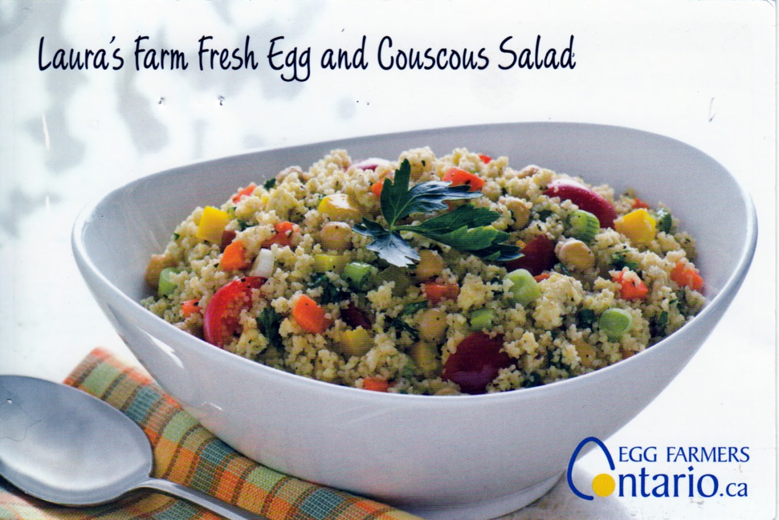 Ronna's Blog Egg and Couscous Salad