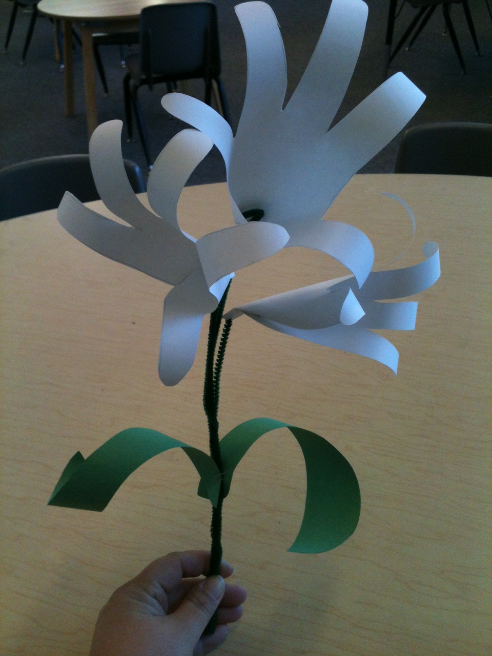 Getting Crafty In A Good Way Hand Print Easter Lily