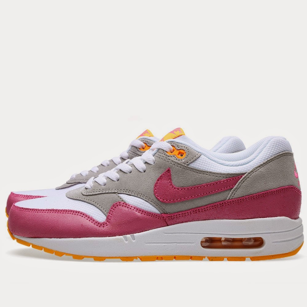 Nike Air Max 1 Essential Weiss & Pink Glow