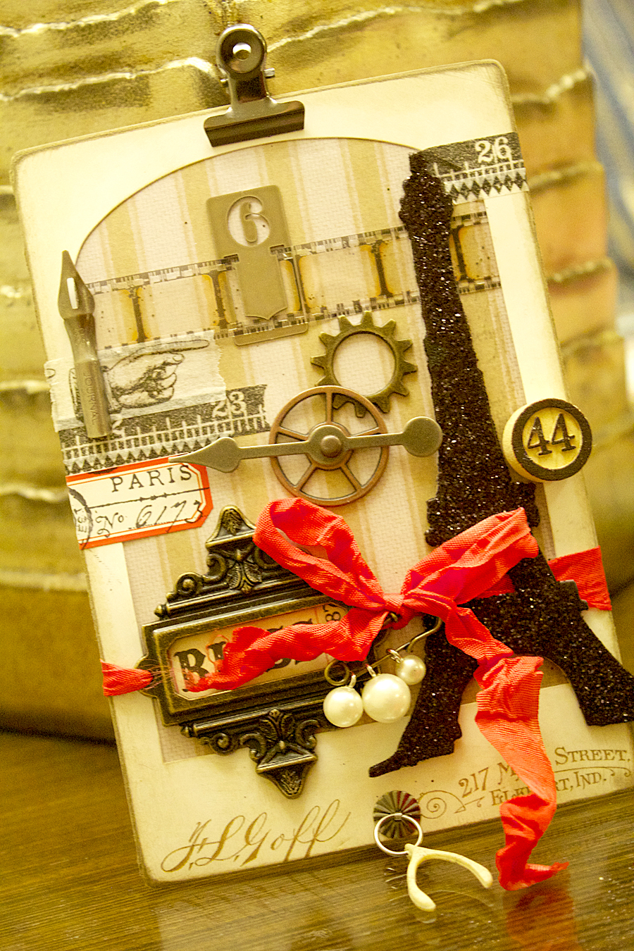 Scrapbook Centrale Mardi machintruc, version CHA Ideaology Make&Take With Denise