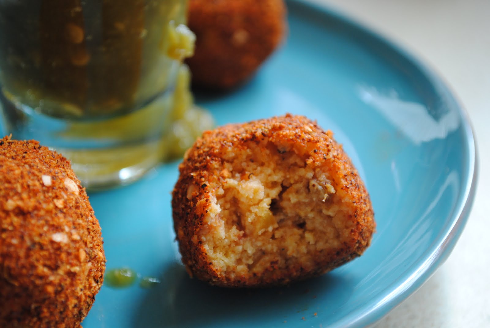 Foodette Reviews Pumpkin Goat Cheese Cornbread Balls