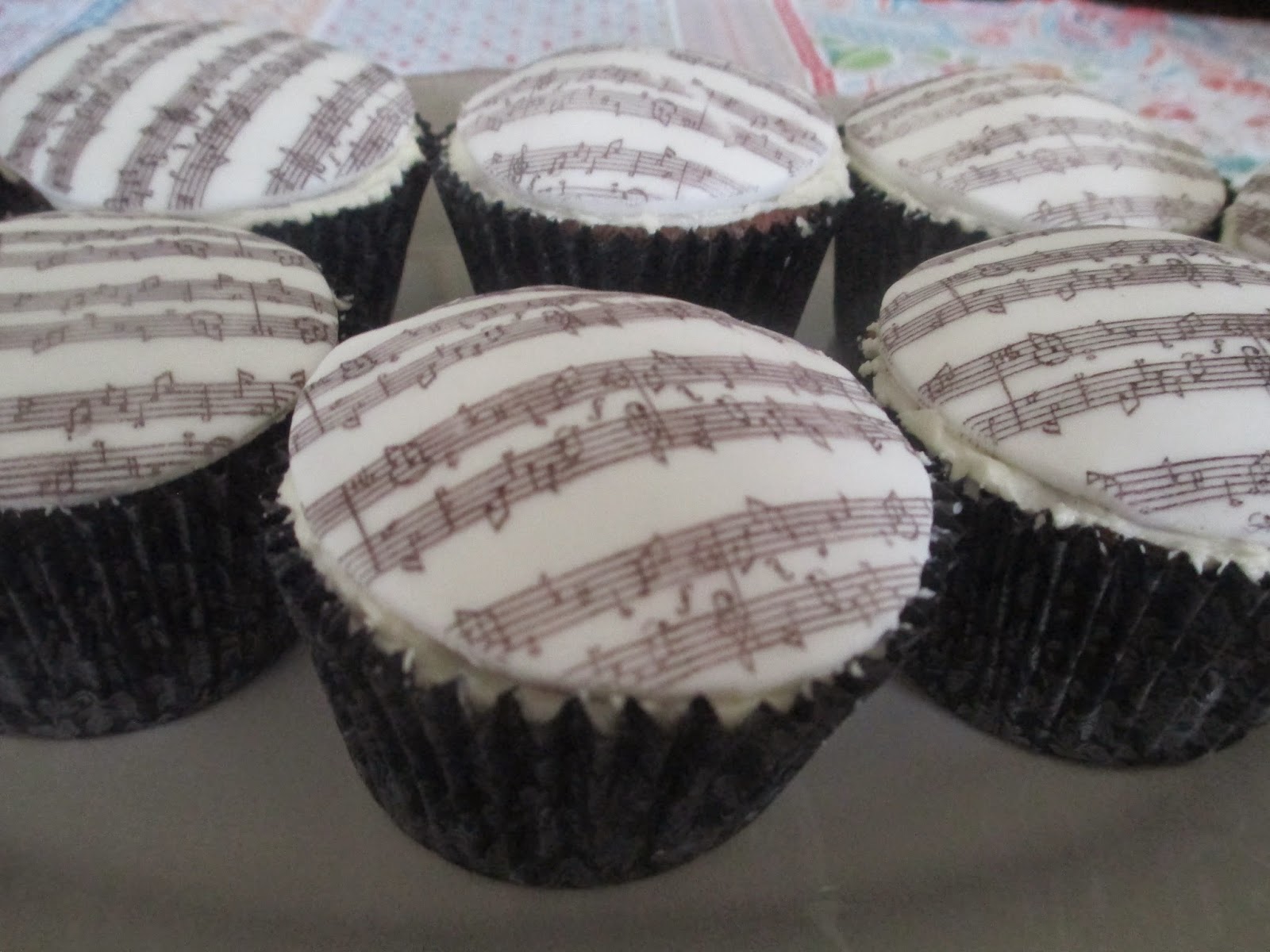 Musical Notes Chocolate Cupcakes for Mark's Birthday Laws of the Kitchen