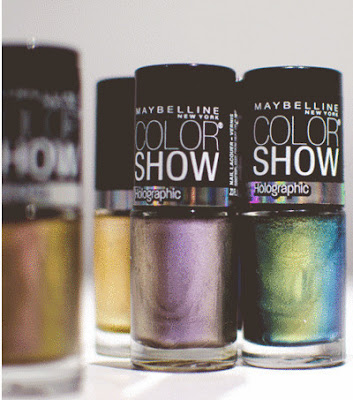 Maybelline Color Show Holographic Nail Polishes