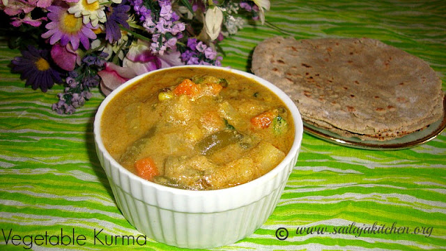 images of Mixed Vegetable Kurma Recipe / Vegetable Kurma Recipe