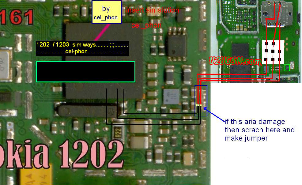 Mobile Phone Fix User Manual And Applications Nokia 1202