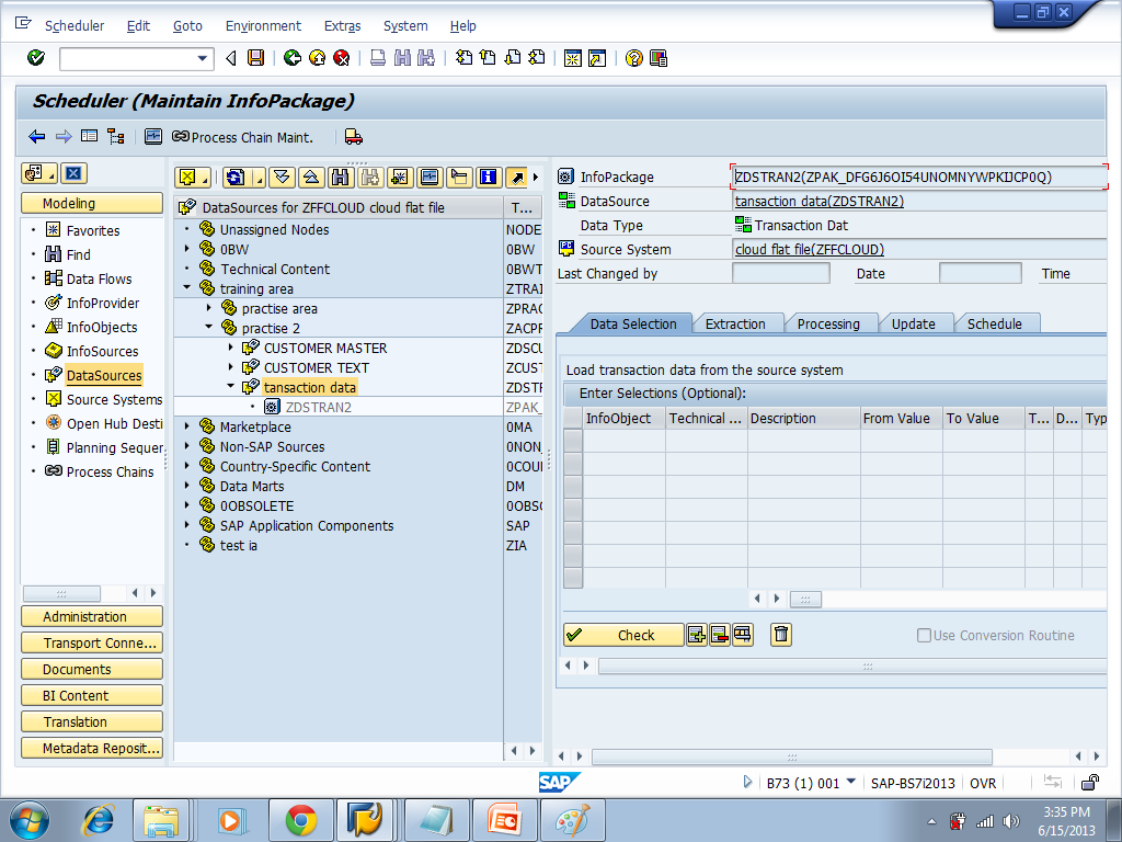 SAP BI, SAP BW, SAP Analytics cloud Loading Transaction data from flat