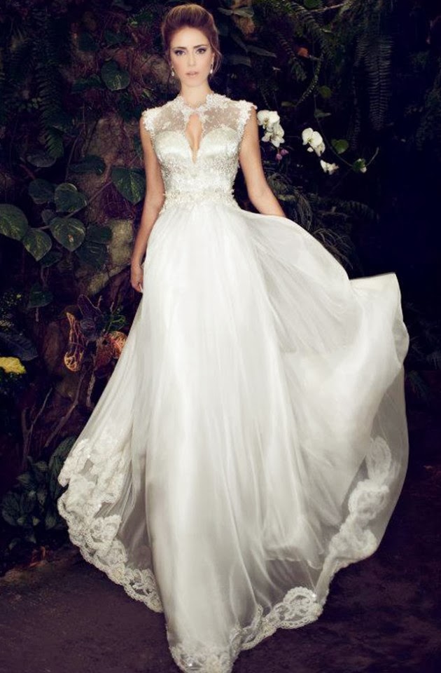 Hermosos Vestidos de novia elegantes Moda 2014 FASHION LOVERS