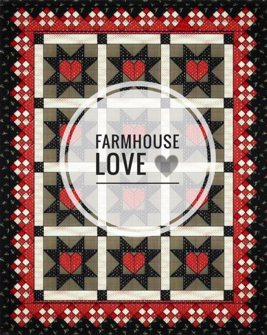 Helpful Farmhouse Love Step by Step Pictorial for setting triangle border ~ Click on quilt