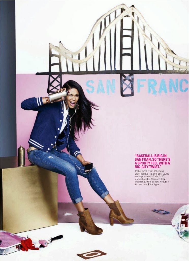 Styling On A Budget: Chanel Iman For Cosmopolitan