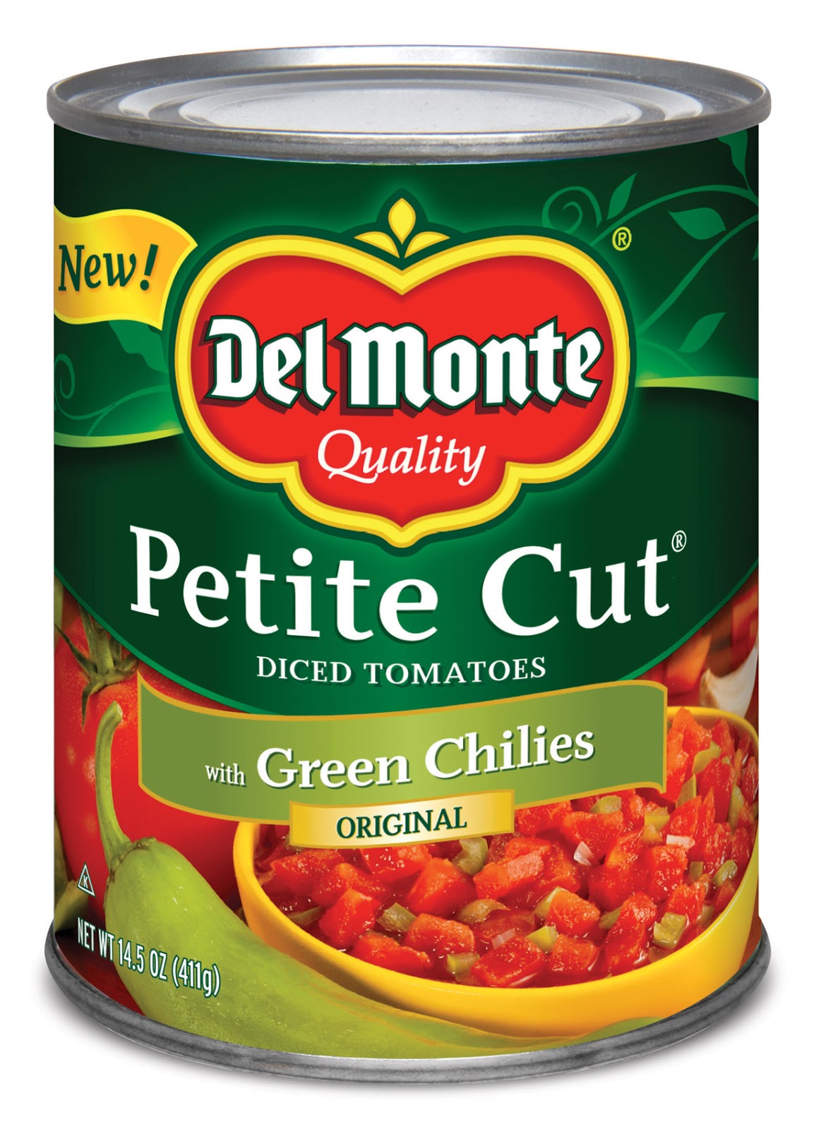 One Crazy Cookie Ten Minute Chili and Del Monte Southwestern Tomato