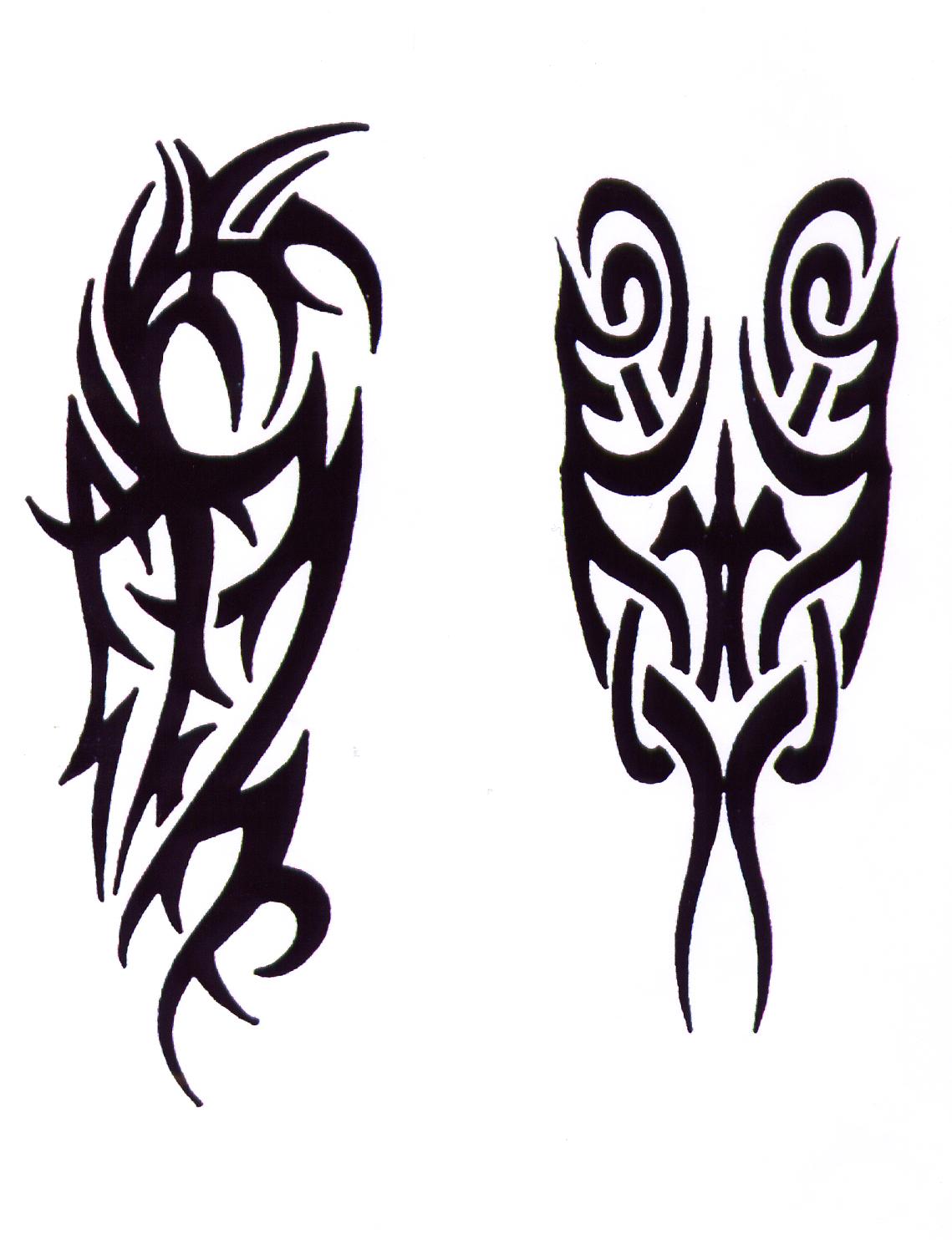 Prince Tattoo Tribal Vertical