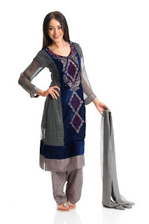 New Party Wear Trouser Suits 2013 By Rupali