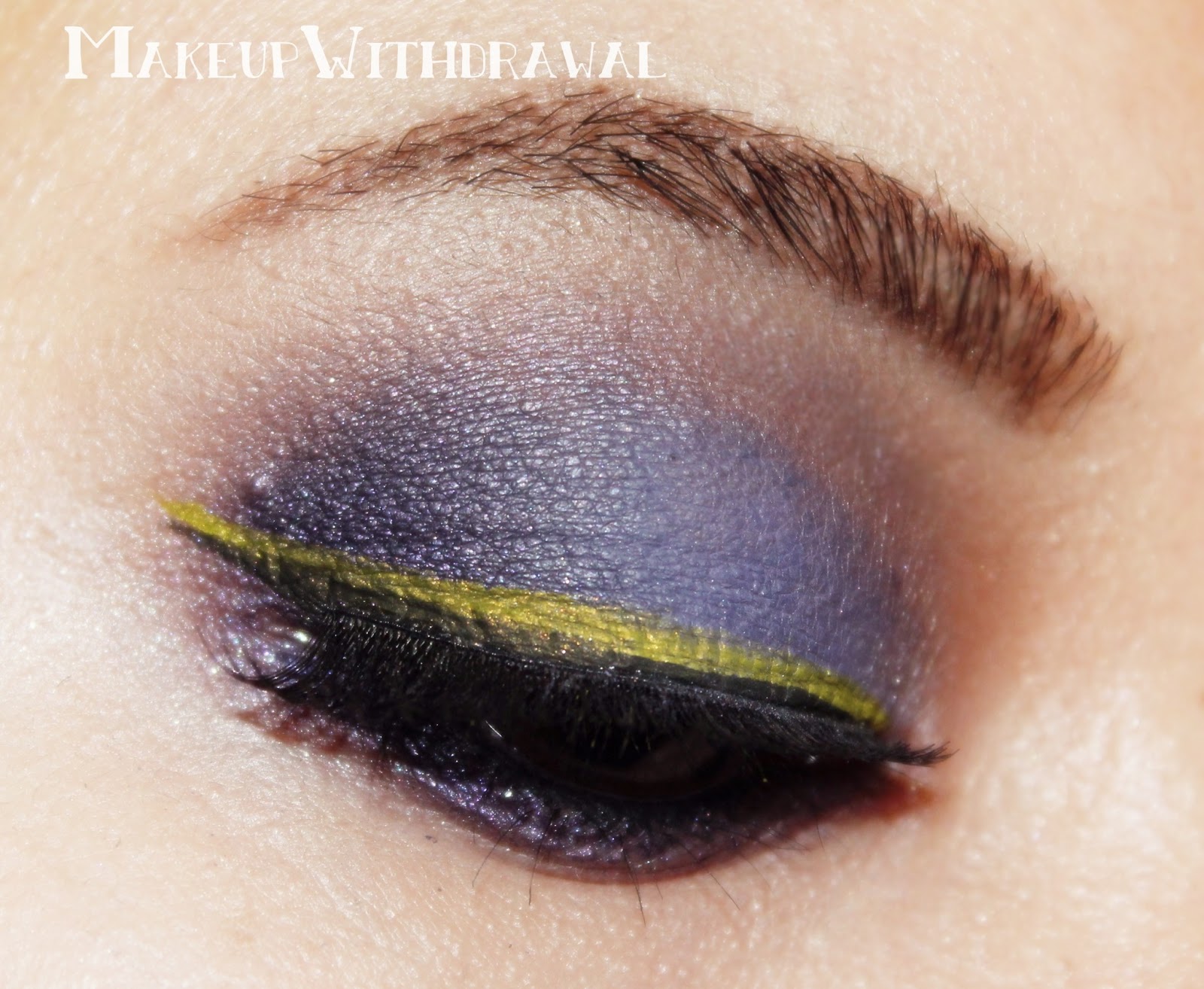 EOTD Purple with a Dash of Lime Makeup Withdrawal