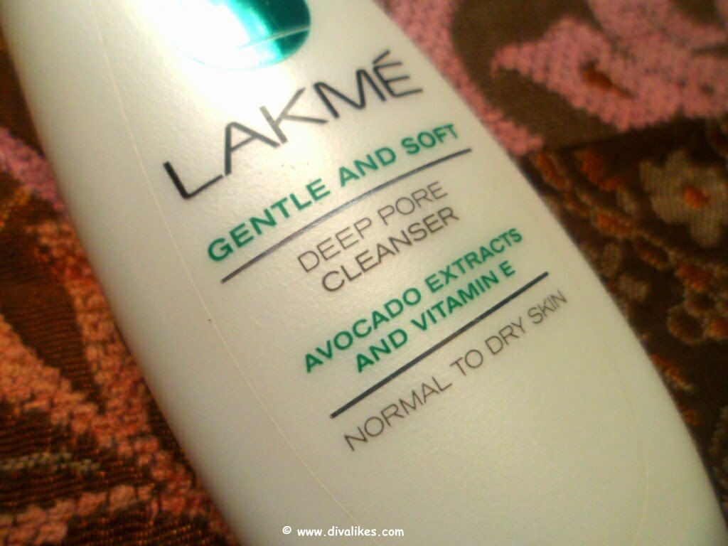 Lakme Gentle And Soft Deep Pore Cleanser Review Diva Likes
