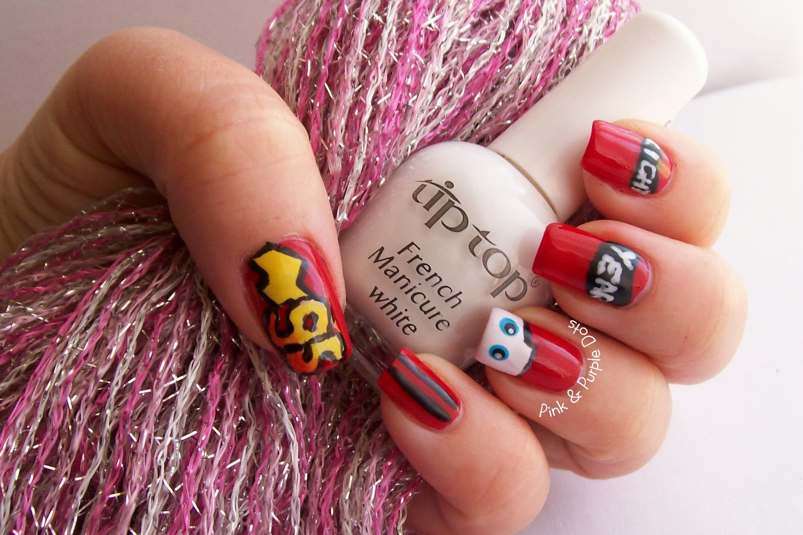 Lightning McQueen Inspired Mani