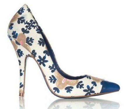 tory burch blue pumps