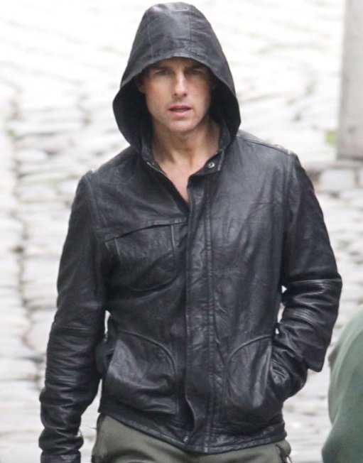 Gorgeous Stylish Hooded Leather Jacket Fashion Men Gorgeous Stylish Hooded Leather Jacket Fashion Men