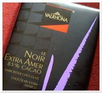 Valrhona Noir Extra Amer-- 85 % Cacao