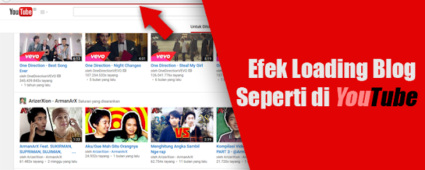 Membuat Loading Blog Seperti di Youtube