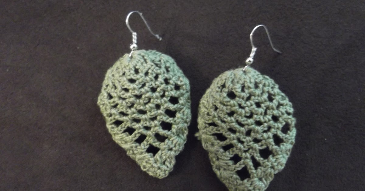 Bats in My Belfry Crocheted Earrings