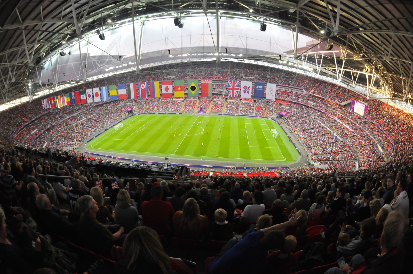 London 2012 Olympic Photo Blog Football (Soccer) at Wembley Stadium