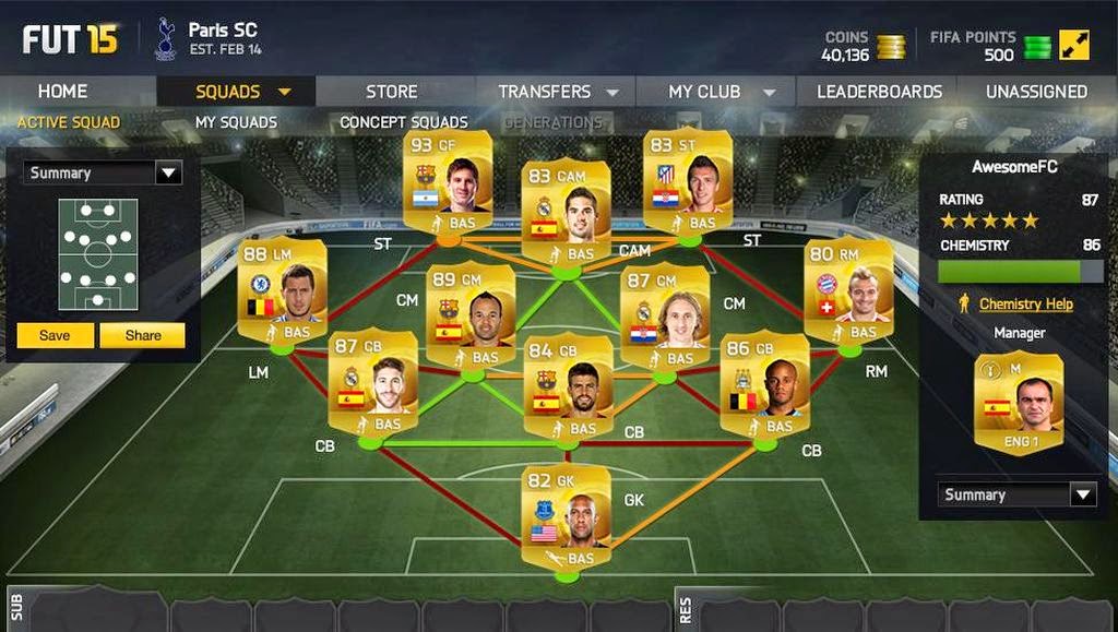 FIFA 15 Ultimate Team Edition Download Free PC Game
