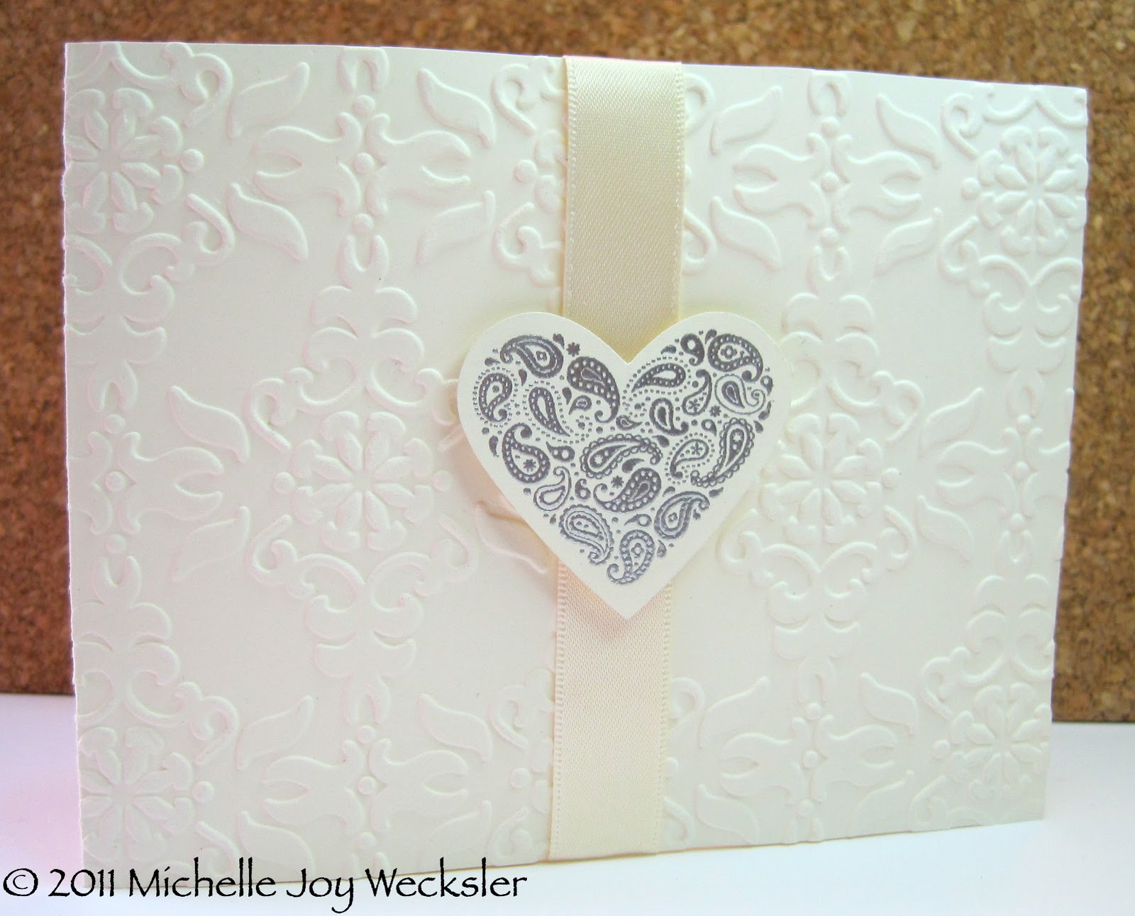 Figments of my Imagination Vintage Wallpaper Embossing Folder Wedding