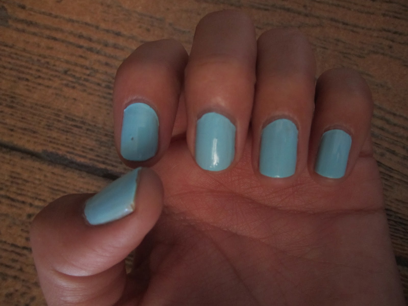 Andrea's Nails: Pastel Teal by kleancolor