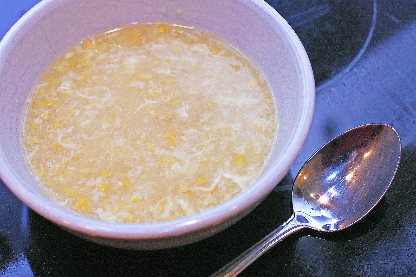 In Michelle's Kitchen Easy Chinese Cream Corn Egg Drop Soup