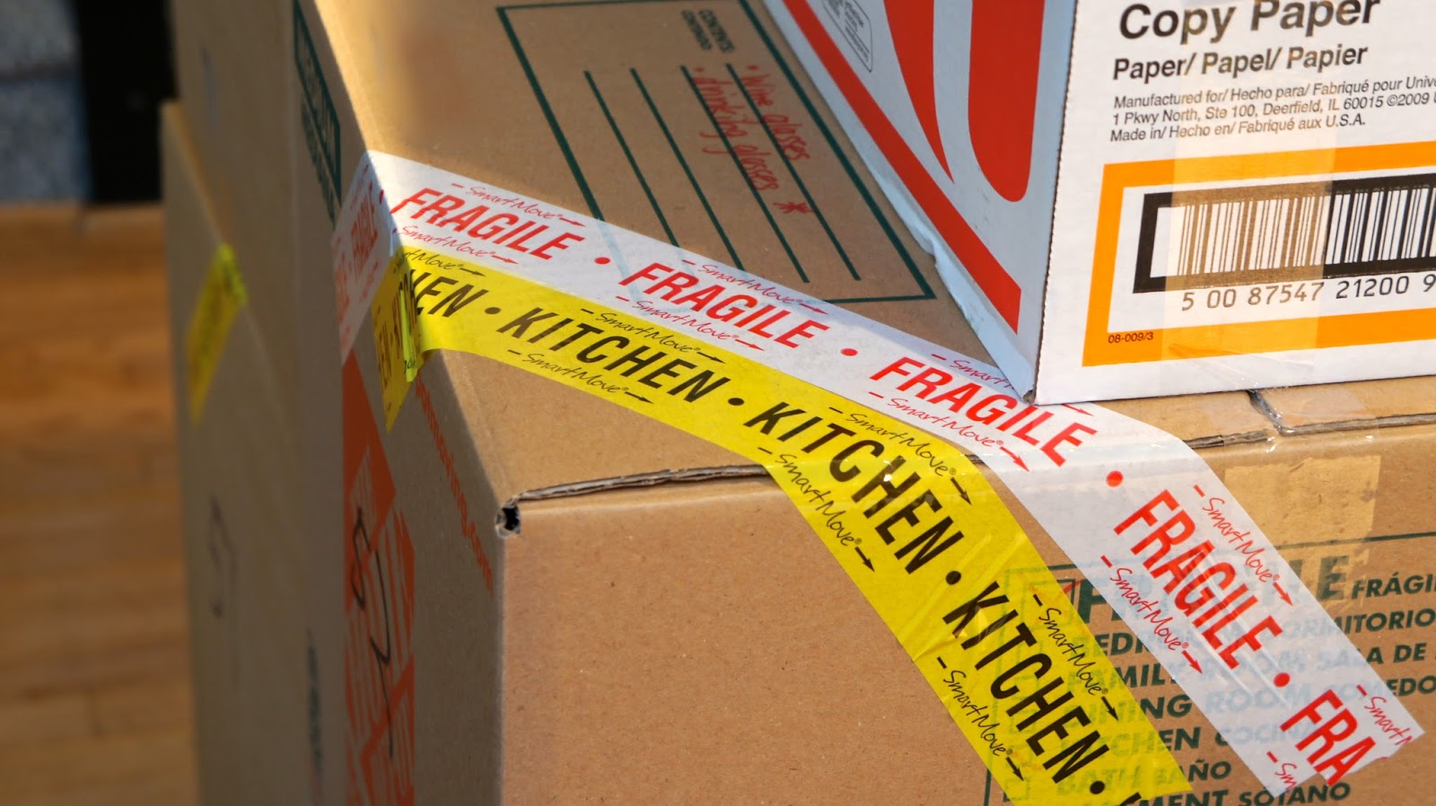 Food. Fashion. Home. Color Code Your Move with Moving Labeling Tape