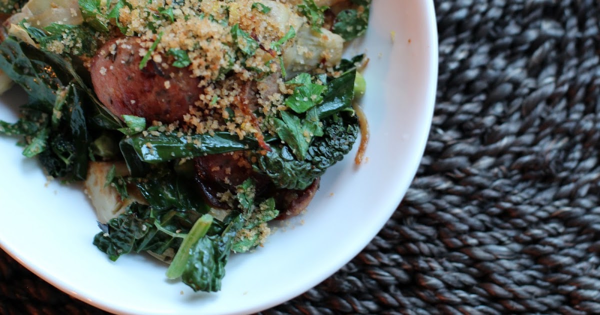 An Open Cookbook Artichoke Hearts and Peas with Parsley Bread Crumbs
