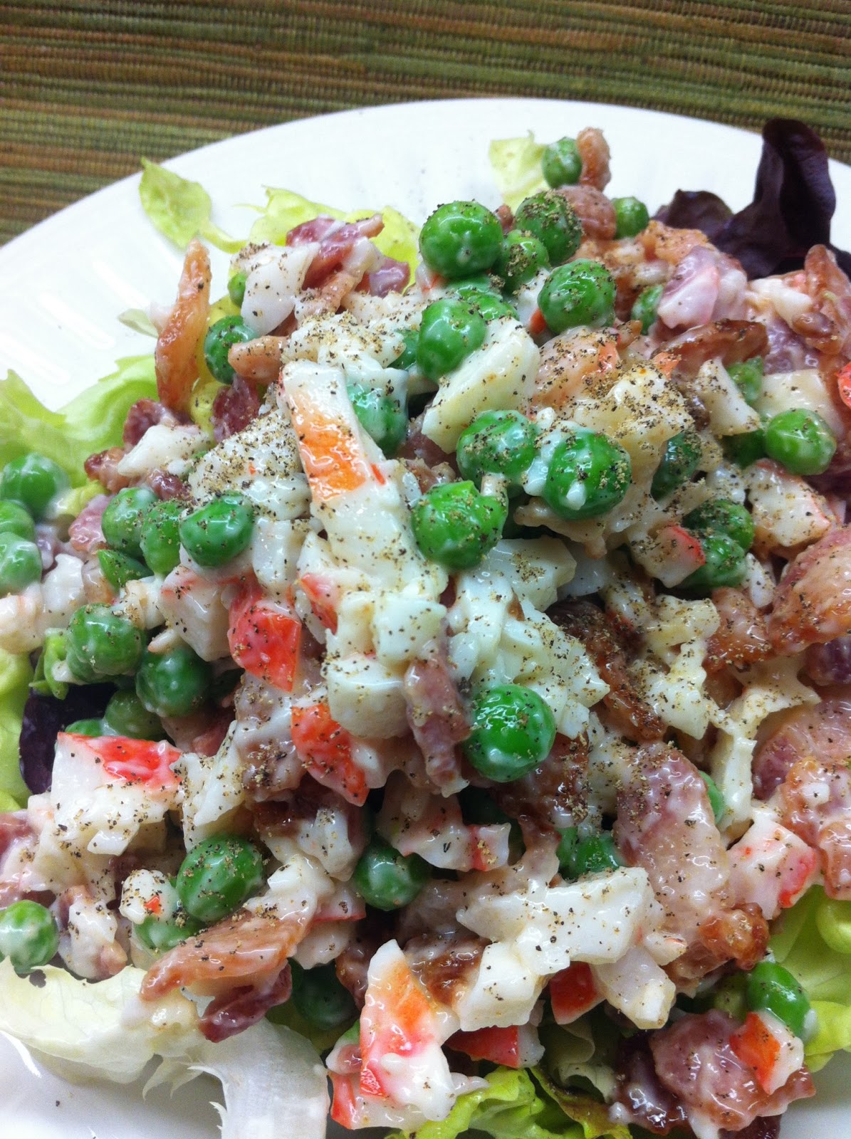 The Daily Garlic: Crab and Pea Salad