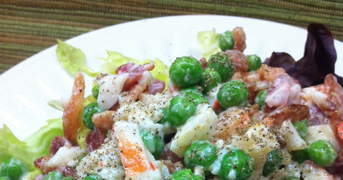 The Daily Garlic: Crab and Pea Salad