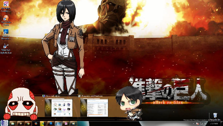 Theme Line Attack On Titan | theme win 7 shingeki no kyojin theme window Theme Line Attack On Titan | theme win 7 shingeki no kyojin theme window