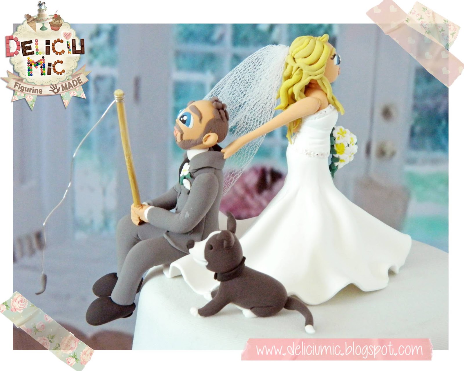 Deliciu Mic Cadouri Personalizate Figurine Tort Nunta Bijuterii