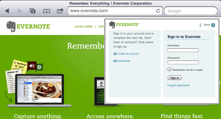 evernote web clip ipad evernote web clip ipad