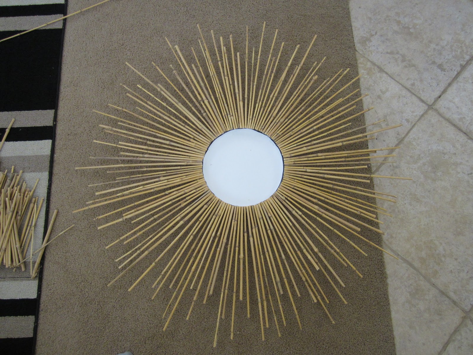 KraftyK8 Bamboo Wall Mirror